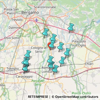 Mappa Via Gromaglie, 24057 Martinengo BG, Italia (7.134)