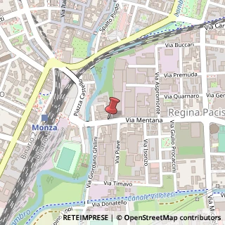 Mappa Via Mentana, 9, 20900 Monza, Monza e Brianza (Lombardia)