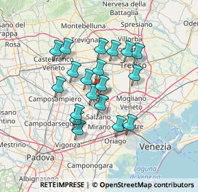 Mappa Via Don Luigi Sturzo, 30037 Scorzè VE, Italia (10.99737)