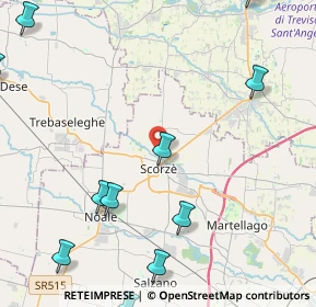 Mappa Via Don Luigi Sturzo, 30037 Scorzè VE, Italia (6.09636)
