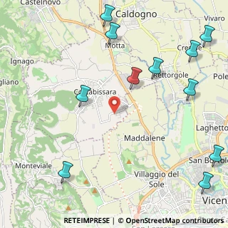 Mappa Via Lago D'Iseo, 36030 Costabissara VI, Italia (2.95455)