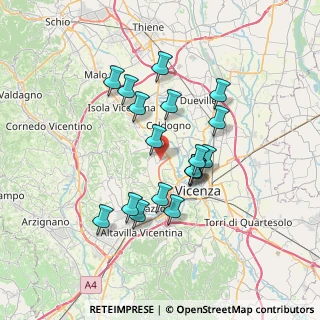 Mappa Via Lago D'Iseo, 36030 Costabissara VI, Italia (6.06222)