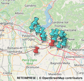 Mappa SP 51, 25046 Cazzago San Martino BS (9.6705)