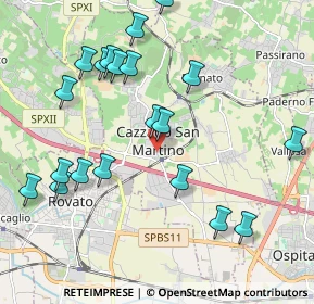 Mappa Via Giuseppe Verdi, 25046 Cazzago San Martino BS, Italia (2.2405)