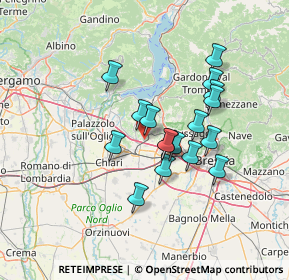 Mappa Via Giuseppe Verdi, 25046 Cazzago San Martino BS, Italia (11.07706)