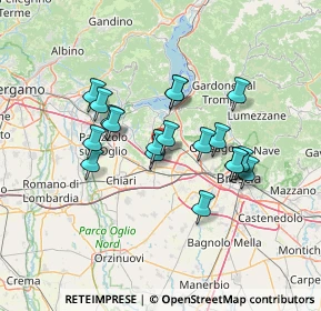 Mappa Via Giuseppe Verdi, 25046 Cazzago San Martino BS, Italia (11.32632)