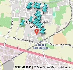 Mappa Via Giuseppe Verdi, 25046 Cazzago San Martino BS, Italia (0.3875)