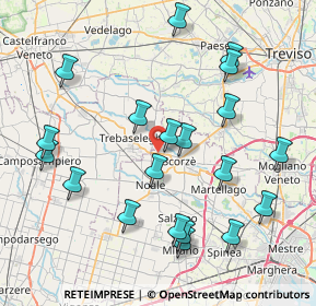 Mappa Strada Regionale Castellana, 30037 Scorzè VE, Italia (8.6275)