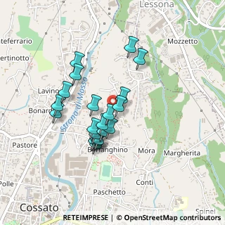 Mappa Via Dante Alighieri, 13836 Cossato BI, Italia (0.364)