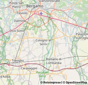Mappa 24055 Cologno Al Serio BG, Italia (8.486)