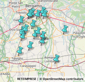 Mappa 24055 Cologno Al Serio BG, Italia (7.153)