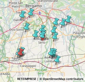 Mappa 24055 Cologno Al Serio BG, Italia (7.0885)