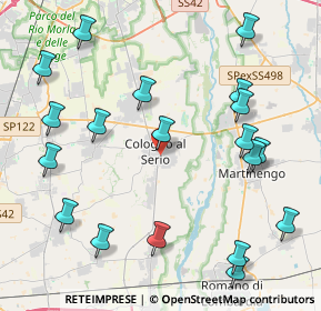 Mappa 24055 Cologno Al Serio BG, Italia (5.03053)