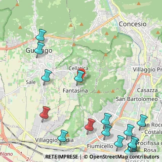 Mappa Via S. Rocco, 25060 Cellatica BS, Italia (3.41063)