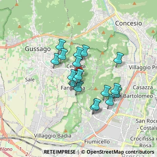Mappa Via S. Rocco, 25060 Cellatica BS, Italia (1.38667)