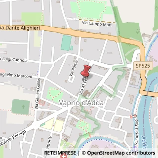 Mappa Via XI Febbraio, 17, 20069 Vaprio d'Adda, Milano (Lombardia)