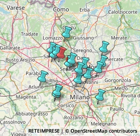 Mappa Via Tagliamento, 20030 Senago MI, Italia (10.17222)