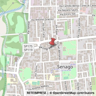 Mappa Via Luigi Mantica,  9, 20030 Senago, Milano (Lombardia)