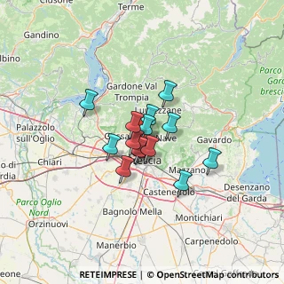 Mappa Via Alcide de Gasperi, 25064 Collebeato BS, Italia (8.01143)