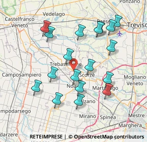 Mappa Via Gagliardi, 30037 Scorzè VE, Italia (7.48833)