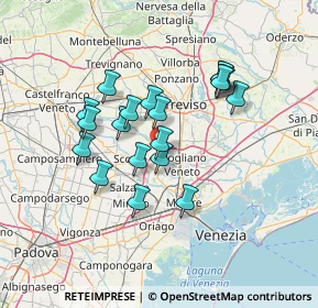 Mappa Via Marco Polo, 30037 Scorzè VE, Italia (11.69105)