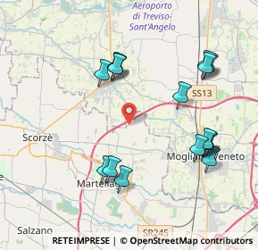 Mappa Via Marco Polo, 30037 Scorzè VE, Italia (4.13813)