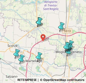 Mappa Via Marco Polo, 30037 Scorzè VE, Italia (4.38091)