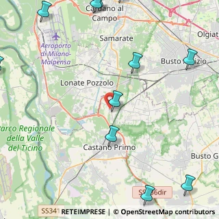 Mappa Via Delle Pellizzine, 20020 Vanzaghello MI, Italia (6.92692)