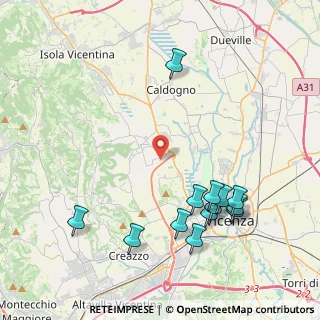 Mappa Via Lago di Fimon, 36030 Costabissara VI, Italia (4.69538)