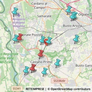 Mappa SP 148, 20020 Magnago MI, Italia (5.16867)