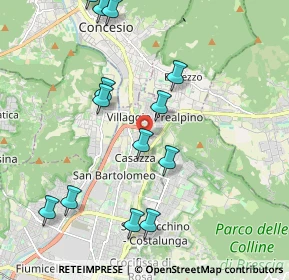 Mappa 25136 Brescia BS, Italia (2.21538)
