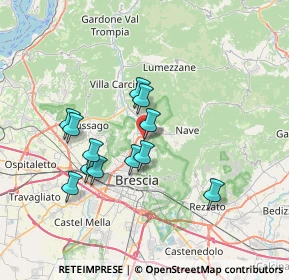 Mappa 25136 Brescia BS, Italia (6.16833)