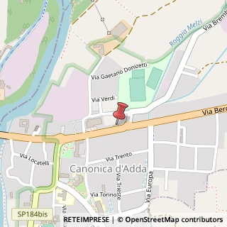 Mappa Via Bergamo, 7, 24040 Canonica d'Adda, Bergamo (Lombardia)