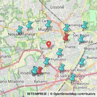 Mappa Via Giovanni XXIII, 20835 Muggiò MB, Italia (2.46933)