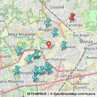 Mappa Via Giovanni XXIII, 20835 Muggiò MB, Italia (2.28571)