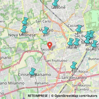 Mappa Via Giovanni XXIII, 20835 Muggiò MB, Italia (2.79385)