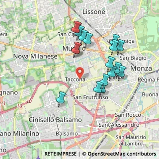 Mappa Via Giovanni XXIII, 20835 Muggiò MB, Italia (1.78588)