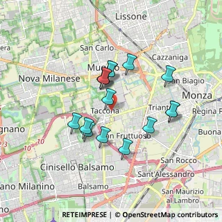 Mappa Via Giovanni XXIII, 20835 Muggiò MB, Italia (1.47563)