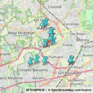 Mappa Via Giovanni XXIII, 20835 Muggiò MB, Italia (1.52417)