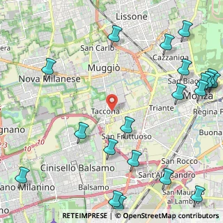 Mappa Via Giovanni XXIII, 20835 Muggiò MB, Italia (3.1815)
