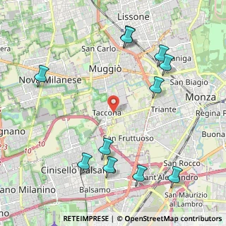 Mappa Via Giovanni XXIII, 20835 Muggiò MB, Italia (2.53545)