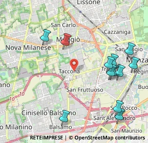 Mappa Via Giovanni XXIII, 20835 Muggiò MB, Italia (2.39333)