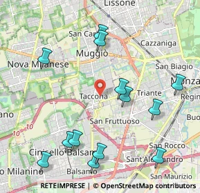 Mappa Via Giovanni XXIII, 20835 Muggiò MB, Italia (2.37385)