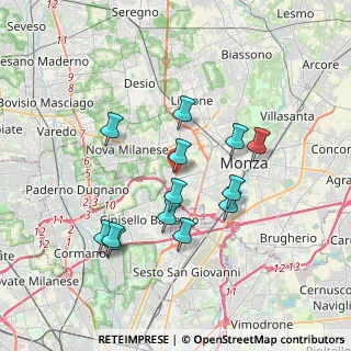 Mappa Via Giovanni XXIII, 20835 Muggiò MB, Italia (3.33231)
