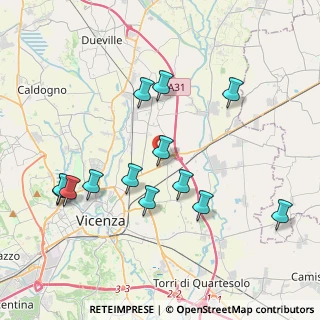 Mappa Strada Regionale, 36100 Vicenza VI, Italia (4.04077)