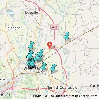 Mappa Strada Regionale, 36100 Vicenza VI, Italia (4.01438)