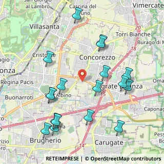 Mappa Strada Provinciale, 20863 Concorezzo MB, Italia (2.29278)