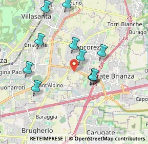 Mappa Strada Provinciale, 20863 Concorezzo MB, Italia (1.8)