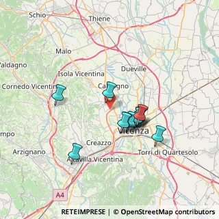 Mappa Via Lago di Fimon, 36030 Costabissara VI, Italia (5.62083)