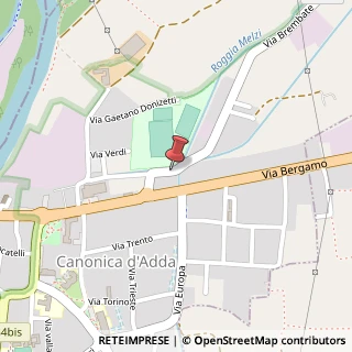 Mappa Via Brembate, 6, 24040 Canonica d'Adda BG, Italia, 24040 Boltiere, Bergamo (Lombardia)